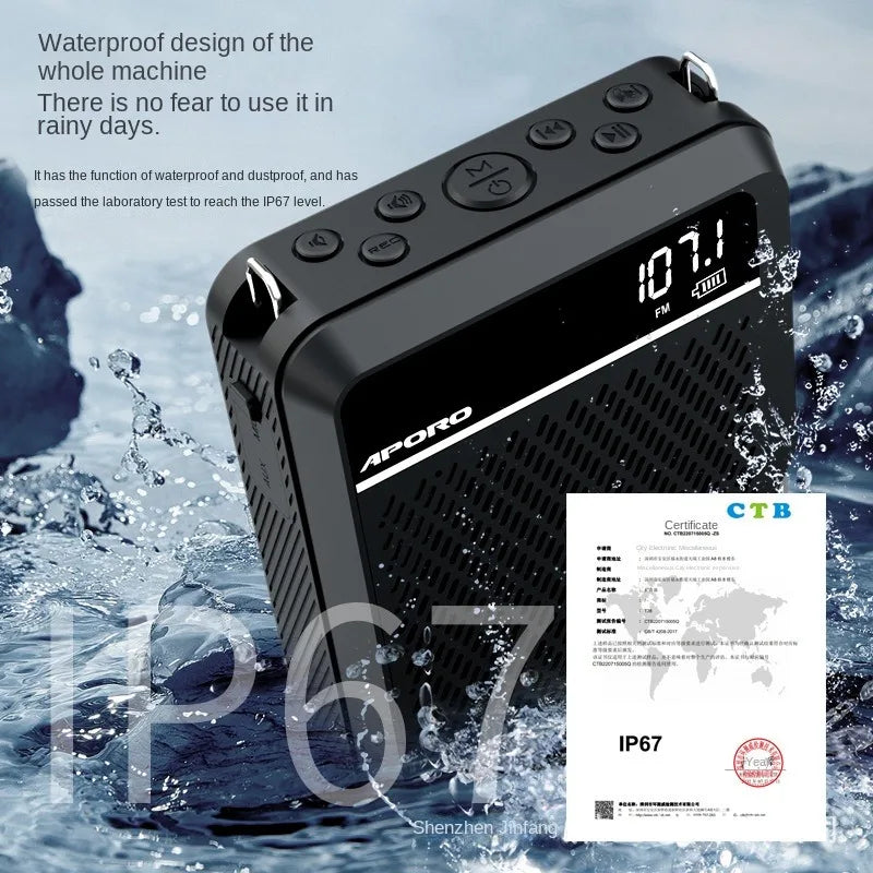 APORO T28 - IP67 Waterproof 40W Bluetooth 4500mAh Speaker