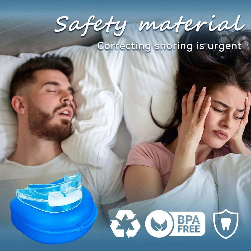 Stop Snoring Bruxism Silicone Mouth Guard &ndash; Comfortable Fit