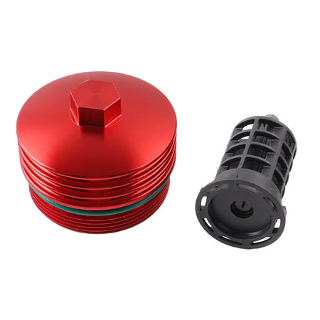 PIKBUK Aluminum BILLET OIL FILTER HOUSING FOR N20 N26 N52 N54 N55 S55 BMW 2.0L 3.0L Engines by InterCyprus Trading Ltd