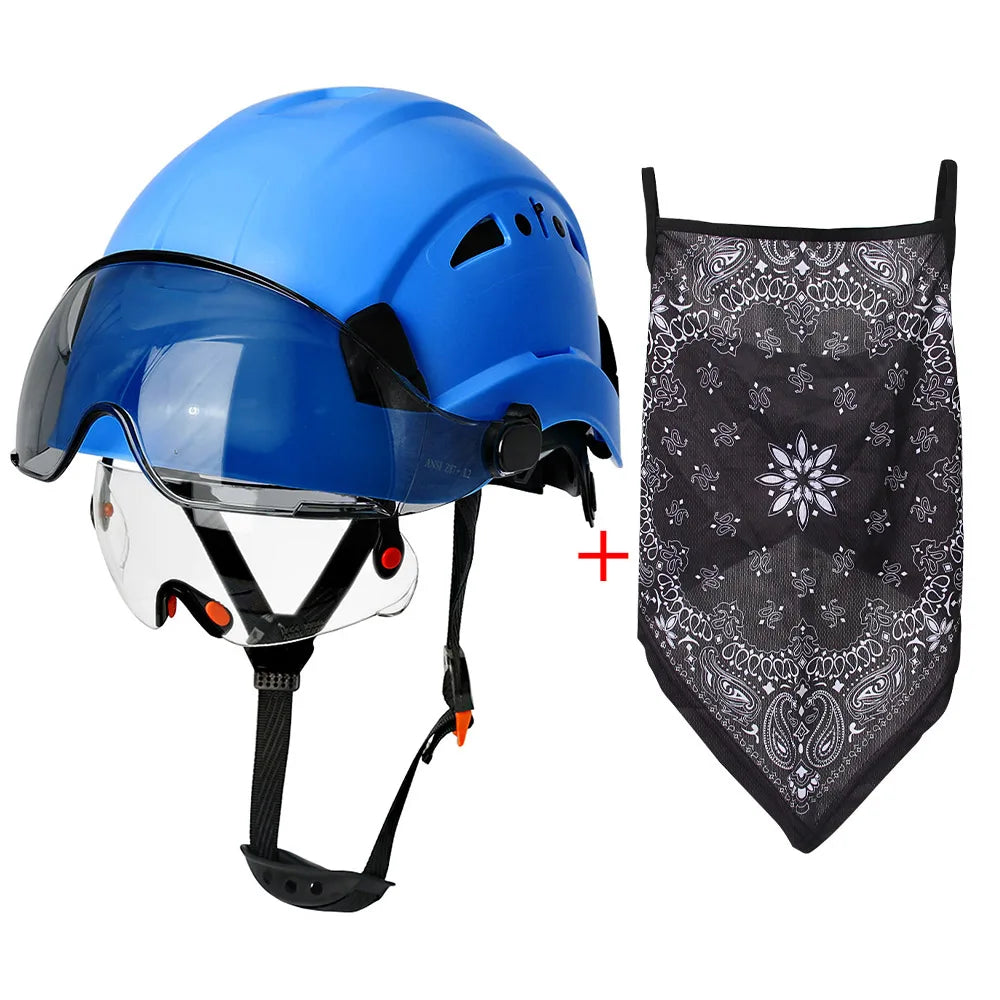 SF06 Safety Helmet &ndash; CE Certified ABS Construction Gear Blue B