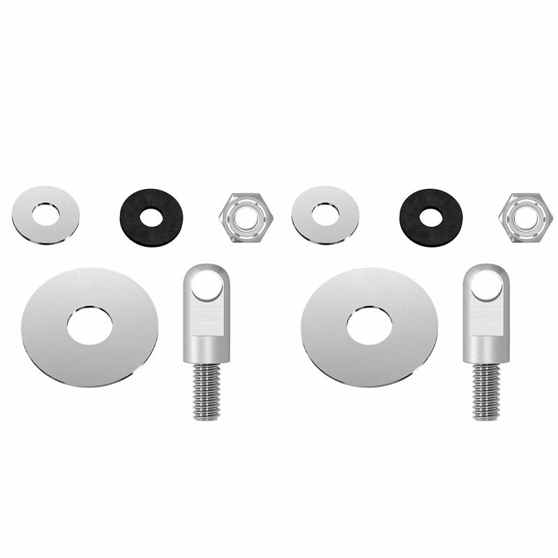 50 Cal Ammo Box Steel Lock Kit - Locking Hardware Set 2 Count