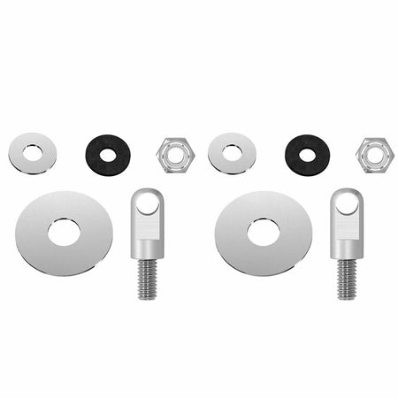 50 Cal Ammo Box Steel Lock Kit - Locking Hardware Set 2 Count