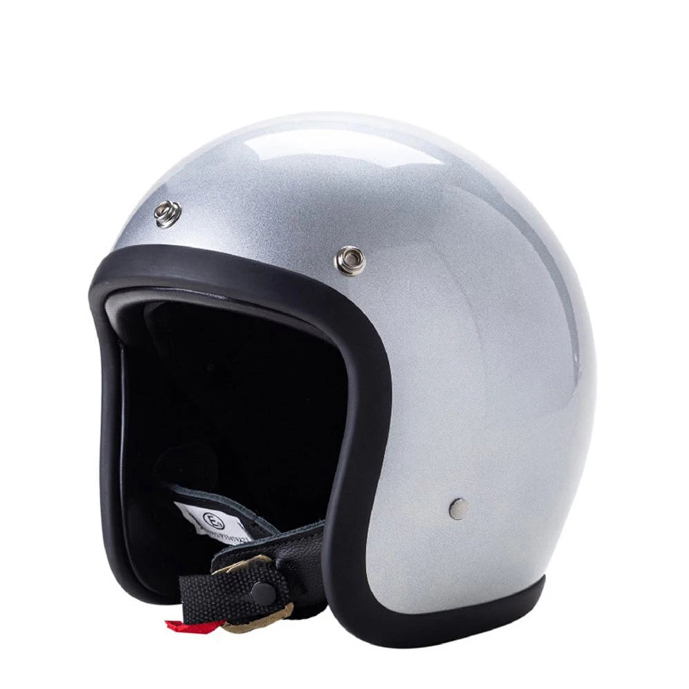 Vintage Japanese Style Open Face Helmet for Caf&eacute; Racers and Scooters