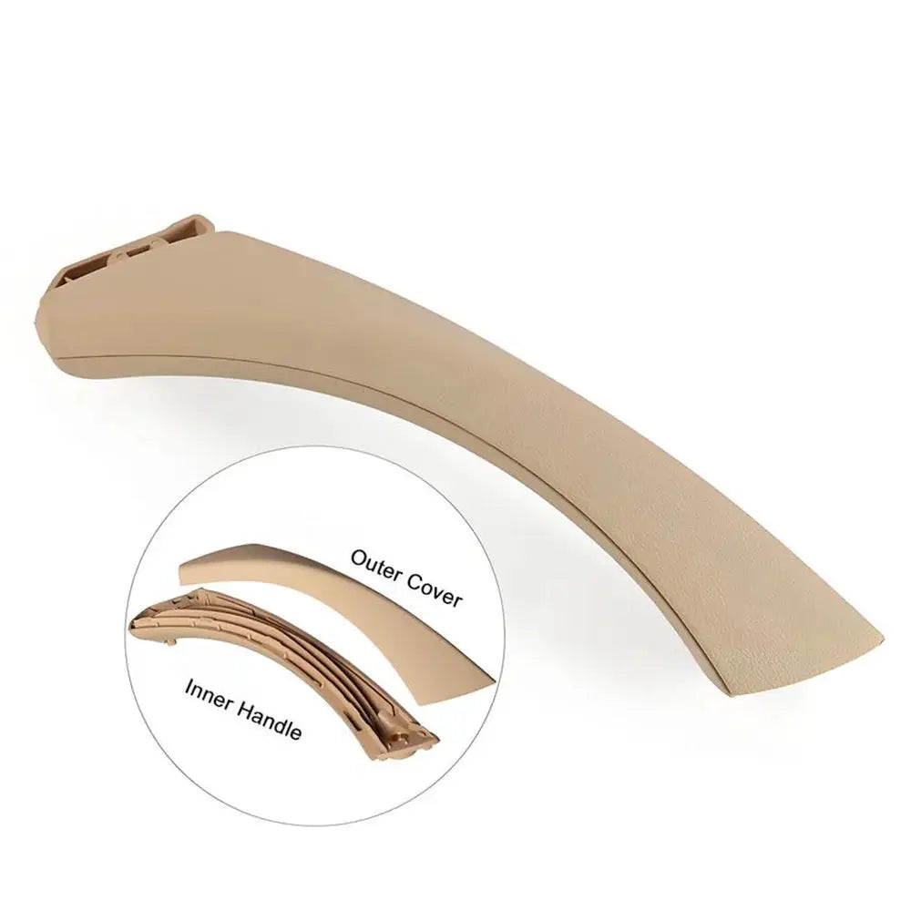6 Pcs Set Interior Door Handles with Cover Trim Gray Beige Black for BMW 3 Series E90 E91 E92 316 318 320 325 328i 330 335 by InterCyprus Trading Ltd