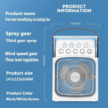 3 In 1 Fan Air Conditioner &ndash; Ultimate Comfort with Cooling and Humidifying Features