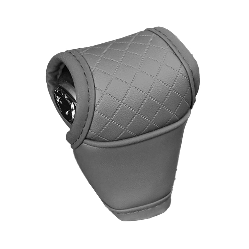 Car Gear Shift Cover PU Leather, Shift Lever Knob Protector for Interior