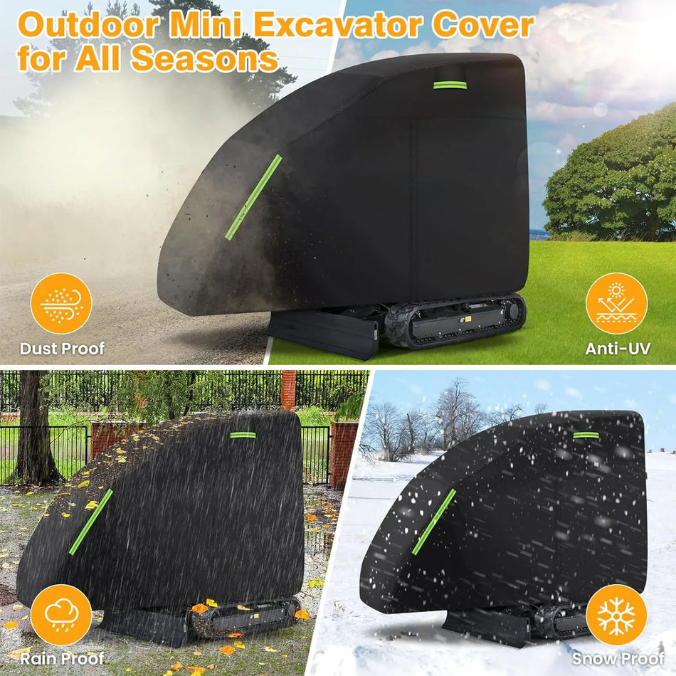 Mini Excavator Cover Bobcat E20 &ndash; Waterproof 210D Oxford Default Title