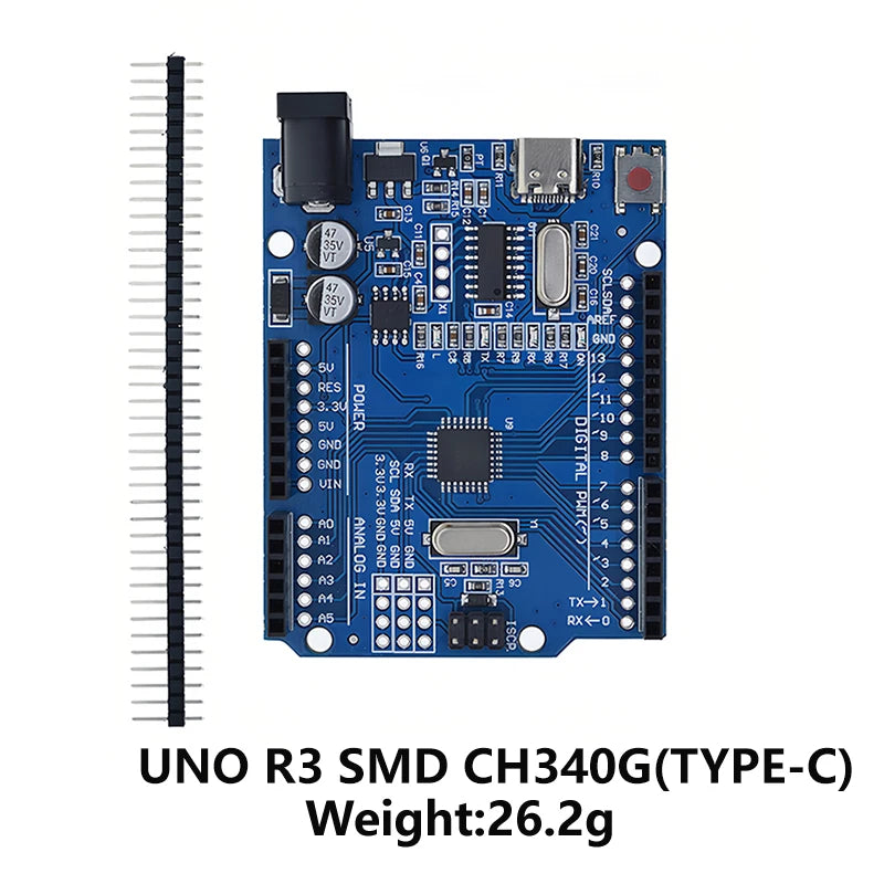 UNO R3 Development Board &ndash; Integrated WiFi Module for Seamless Connectivity UNO R3 TYPE-C / UNO R3