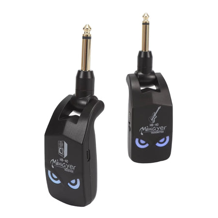 Miwayer HB-10 Guitar Wireless System - USB Rechargeable HB-40 Black