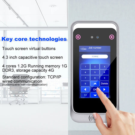 S500CD &ndash; Dynamic Facial Recognition Time Attendance System