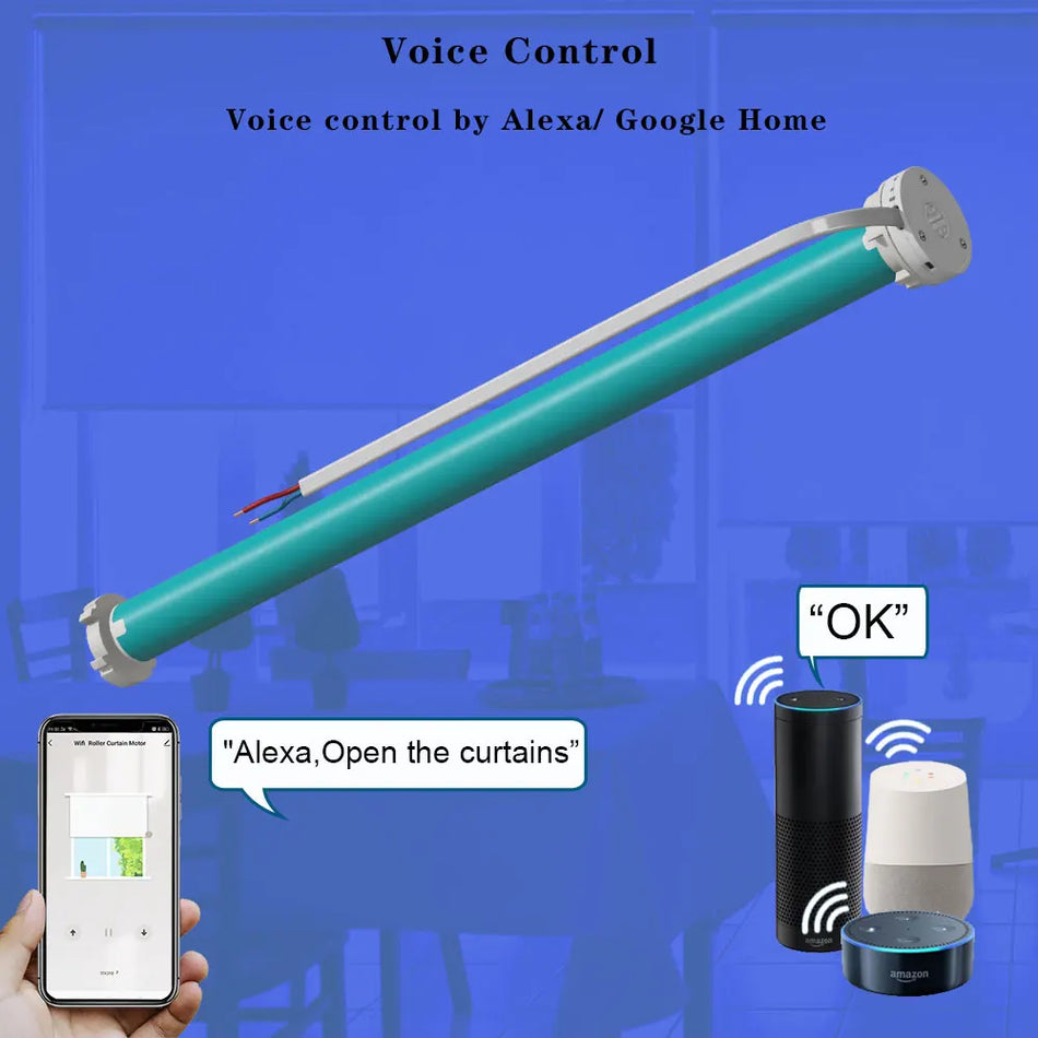 Smart Curtains Motor: WiFi &amp; ZigBee