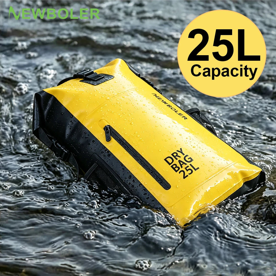 Geantă impermeabilă NEWBOLER pentru femei și bărbați, rucsac etanș pentru sport, caiac, plajă, plimbări cu barca și canyoning