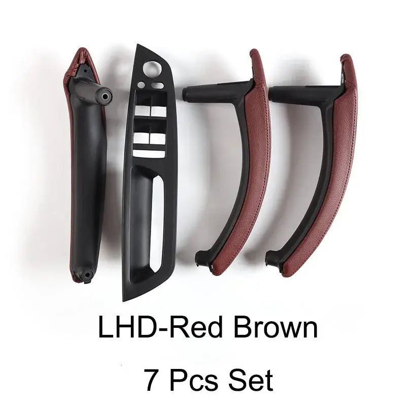 E70 E71 LHD RHD Upgraded Interior Door Handle with Leather Cover Assembly Full Set For BMW X5 X6 E70 E71 E72 2007-2014 by InterCyprus Trading Ltd