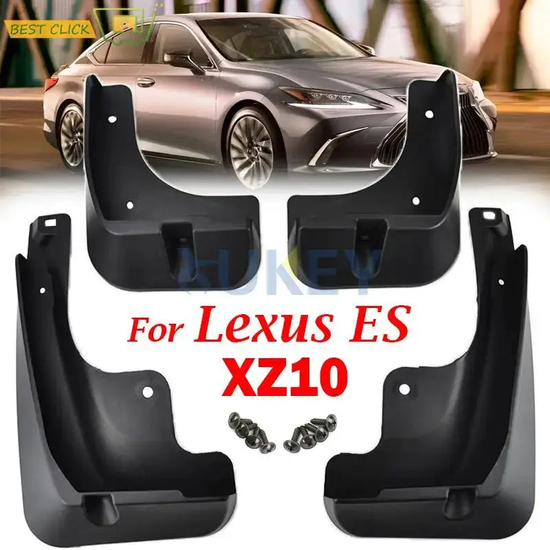 4 Pcs For LEXUS ES XZ10 ES250 ES350 ES300H 250 300H 350 2019 2020 2021 Car Mud Flaps Splash Guards Front Rear Mudguards by InterCyprus Trading Ltd