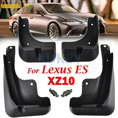 4 Pcs For LEXUS ES XZ10 ES250 ES350 ES300H 250 300H 350 2019 2020 2021 Car Mud Flaps Splash Guards Front Rear Mudguards by InterCyprus Trading Ltd