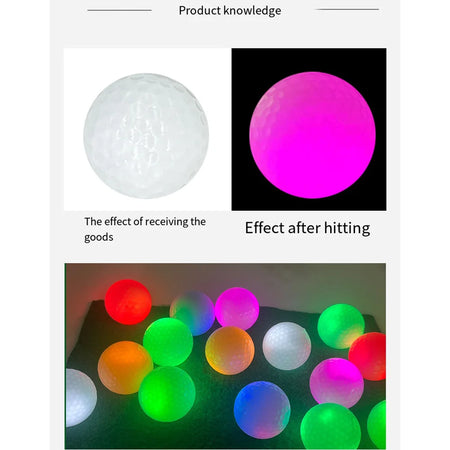 Durable Luminous Golf LED Balls &ndash; Long Lasting Glow for Night Practice
