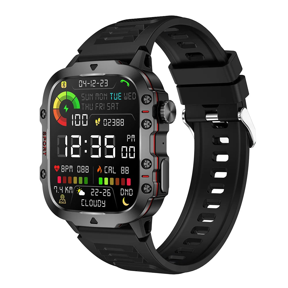 CRTORRS Smart Watch: Bluetooth Fitness Tracker, Waterproof &amp; Multi-Function Black / with original box