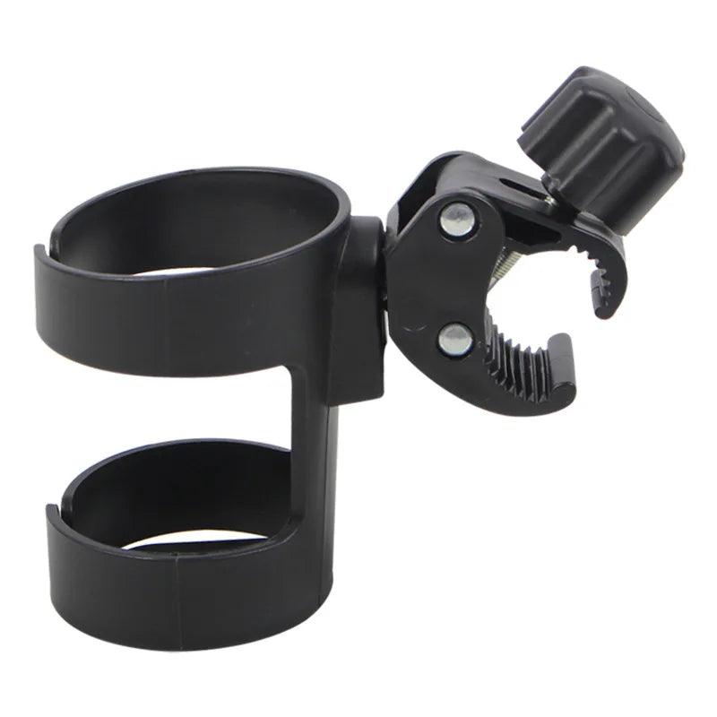 Universal Baby Stroller Cup Holder for Bottles and Beverages black