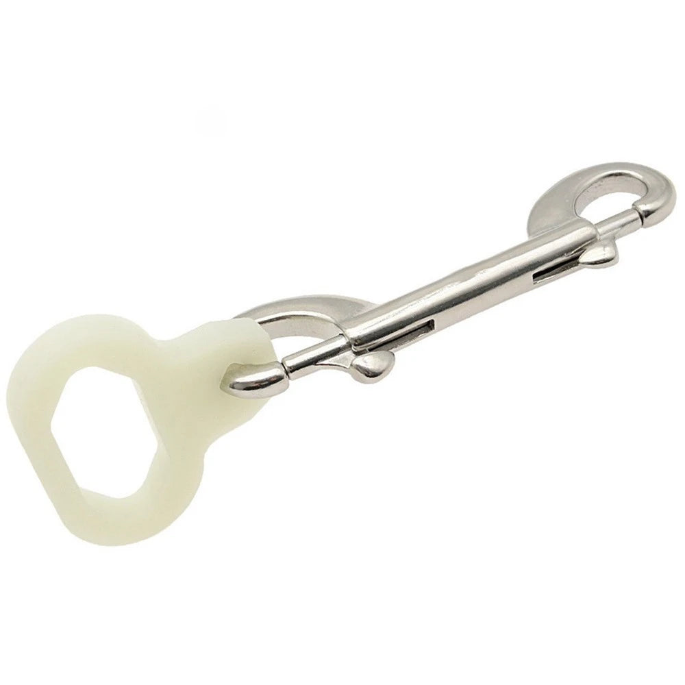 Scuba Diving Silicone Regulator Clip with Quick Release Buckle Hook with Clip