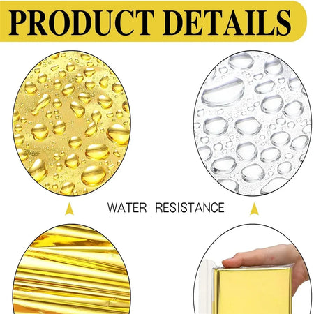 Emergency Thermal Blanket Waterproof &ndash; Heat Lock Safety