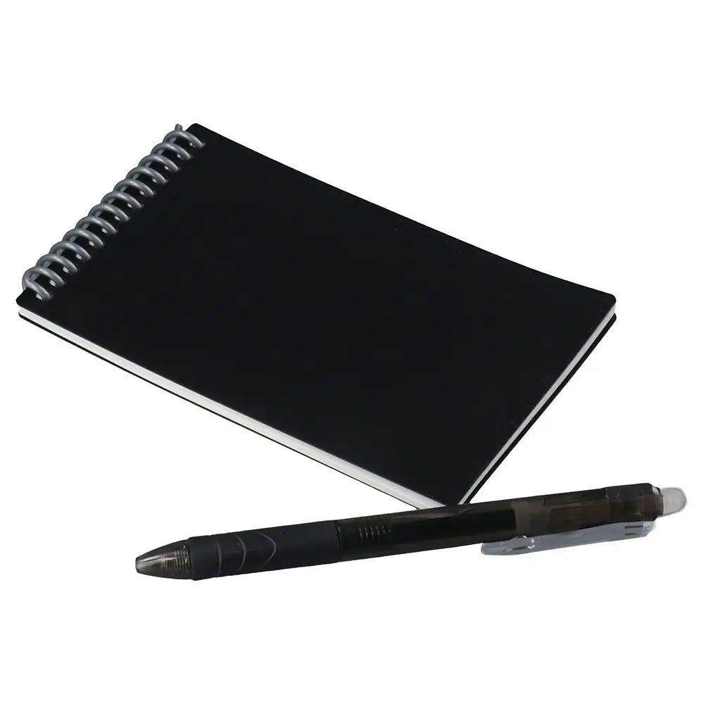 Smart Notebook Work Black Reusable Notepad | Eco-Friendly &amp; Portable Writing Pad