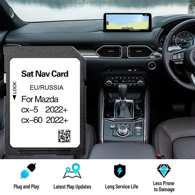 Tarjeta SD de Mapas de Navegación de 32GB para Mazda CX-5 CX-60 2022+
