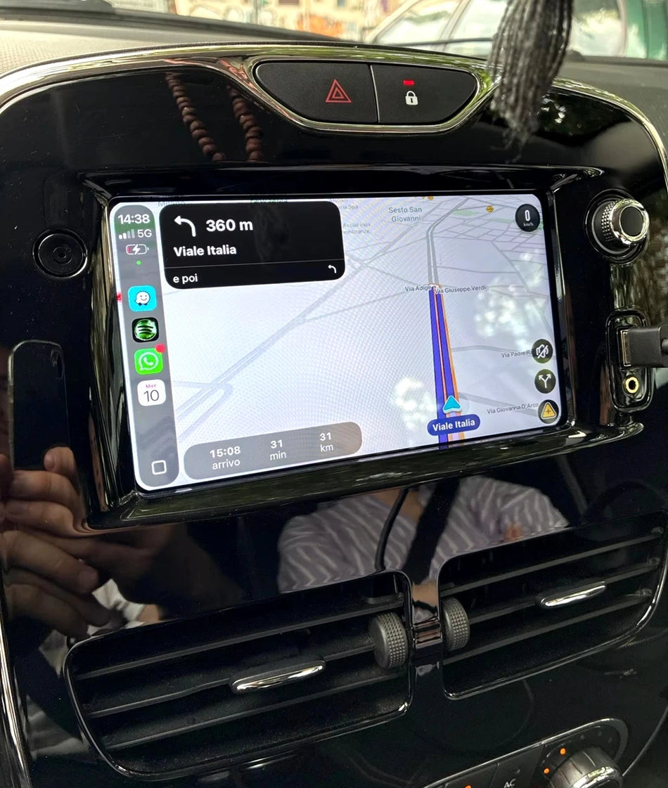 7-calowy radioodtwarzacz Android do Renault Clio 4 z bezprzewodowym CarPlay i nawigacją GPS