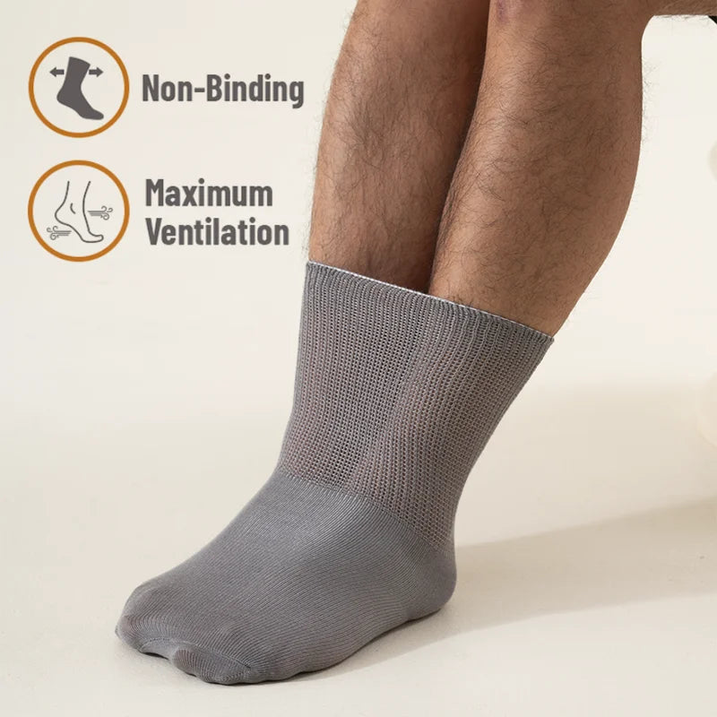 ZEXOLAP 6 Pairs Diabetic Socks &ndash; Comfortable Moisture Wicking Fabric