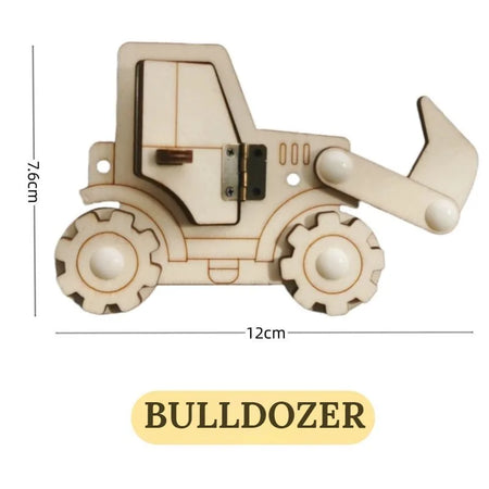 Busy Board Montessori Toy &ndash; Interactive Cognitive Recovery Bulldozer