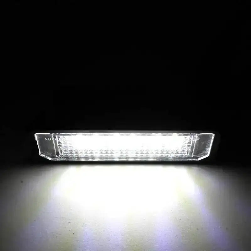 VW Two Piece LED License Plate Lights Canbus 12V For Golf