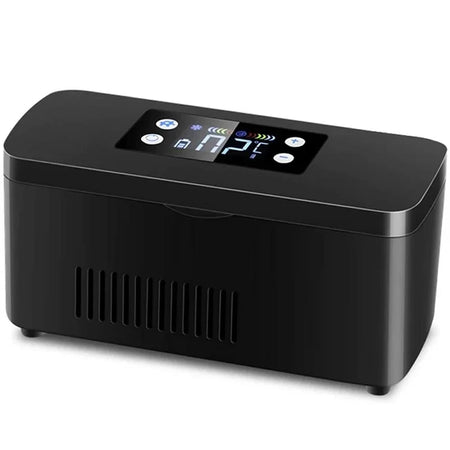 Insulin Cooler Portable &ndash; USB Rechargeable Travel Medicine Black / EU