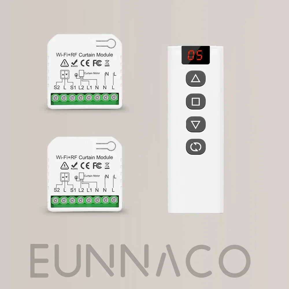 Tuya Smart WiFi Module &ndash; Voice Control RF433 Remote 2Receiver 1Remote