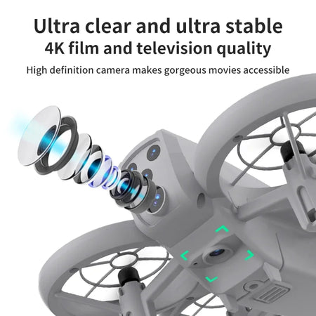 Mini RC Drone CZ05 - 4K HD Camera and Optical Flow