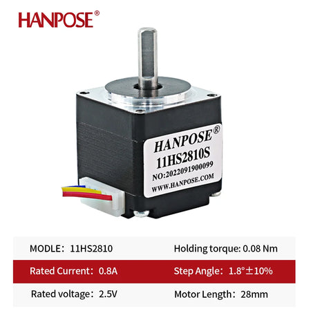 NEMA11 Hybrid Stepper Motor 11HS2810 &ndash; Exceptional Precision and Reliability
