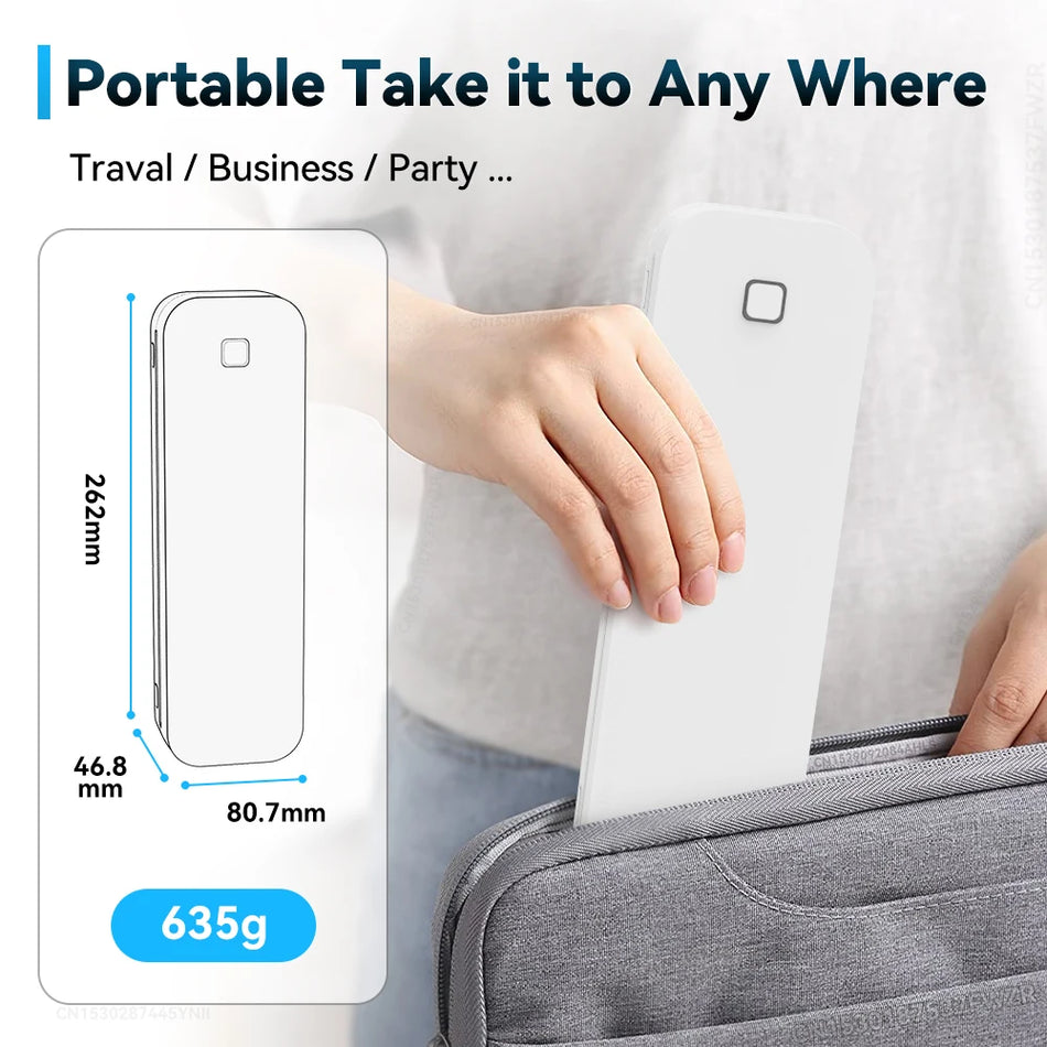 Wireless Tattoo Stencil Printer D210 &ndash; Bluetooth Inkless A4