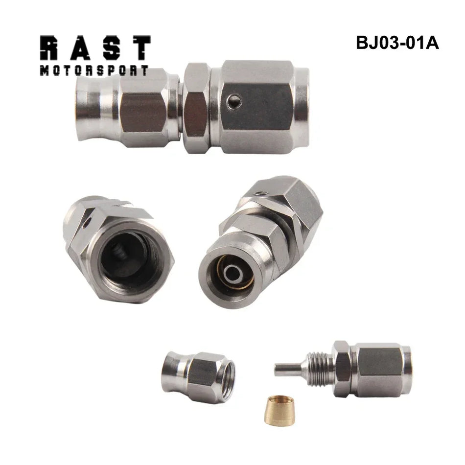 AN3 Hydraulikbremsleitung Banjo-Anschluss für Motorrad M10x1 Edelstahl 10mm