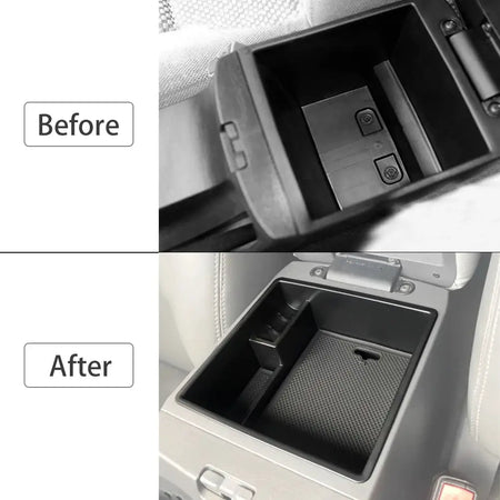 For Toyota Fortuner 2005-2015 Armrest Storage Box Central Console Bin Glove Tray Holder Case Car Organizer Stowing Tidying by InterCyprus Trading Ltd