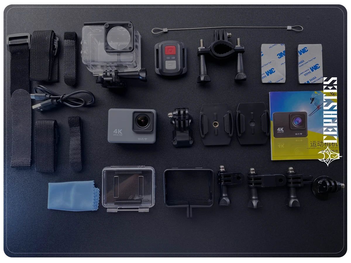 CERASTES Action Camera 4K60FPS &ndash; WiFi Enabled With Anti-Shake Technology