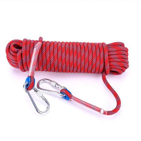 10mm Heavy Duty Paracord Panchute Corad Lanyard with Carabiner Climbing Rope Accessory 20m