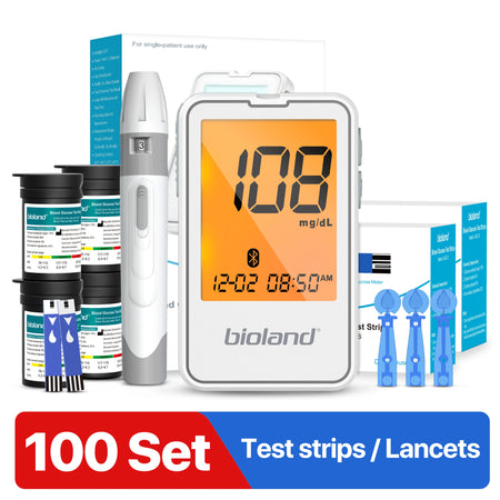 G-427B Glucometer &ndash; Bluetooth Portable Blood Sugar Monitor G-427B-100suit / CHINA