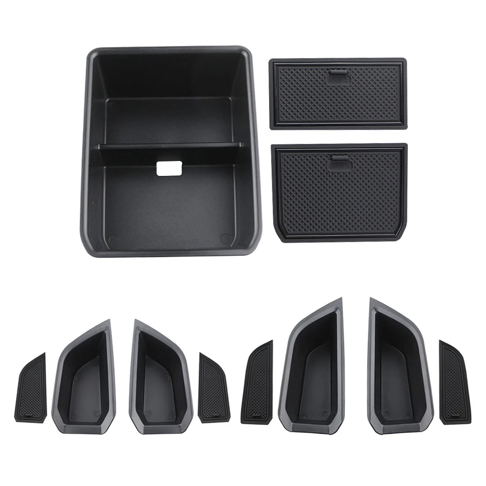 Κουτί Αποθήκευσης Υποβραχιόνιου Audi Q4 E-Tron, ABS και Σιλικόνη, 5 Τεμάχια