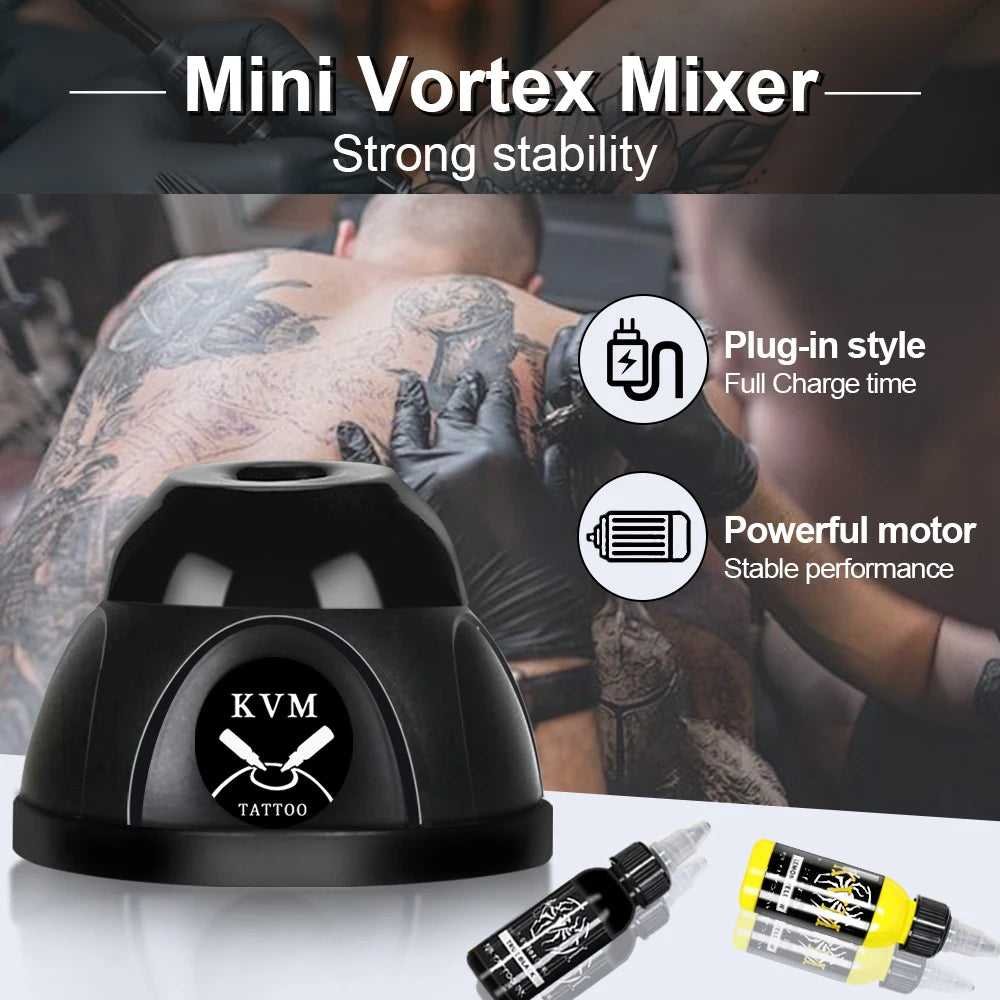 Mini Vortex Shaker Tattoo Ink Mixer - High Speed 7000RPM