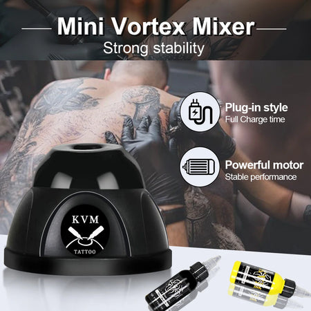 Mini Vortex Shaker Tattoo Ink Mixer - High Speed 7000RPM