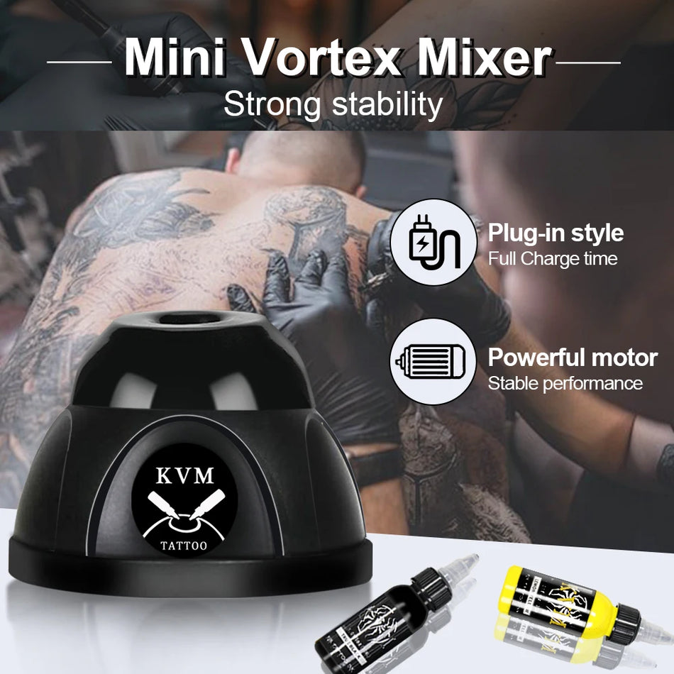 Mini Vortex Shaker Tattoo Ink Mixer - High Speed 7000RPM