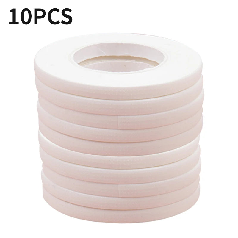 AILEISHI Micropore Eyelash Extension Tapes - 5/10pcs Rolls 10pcs white