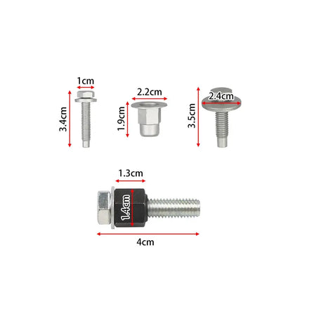 For 2014-2019 RAM 4500 5500 Sidestep Hardware Mounting Kit 68193128AB for 2013-2019 Dodge RAM 1500 2500 3500 by InterCyprus Trading Ltd