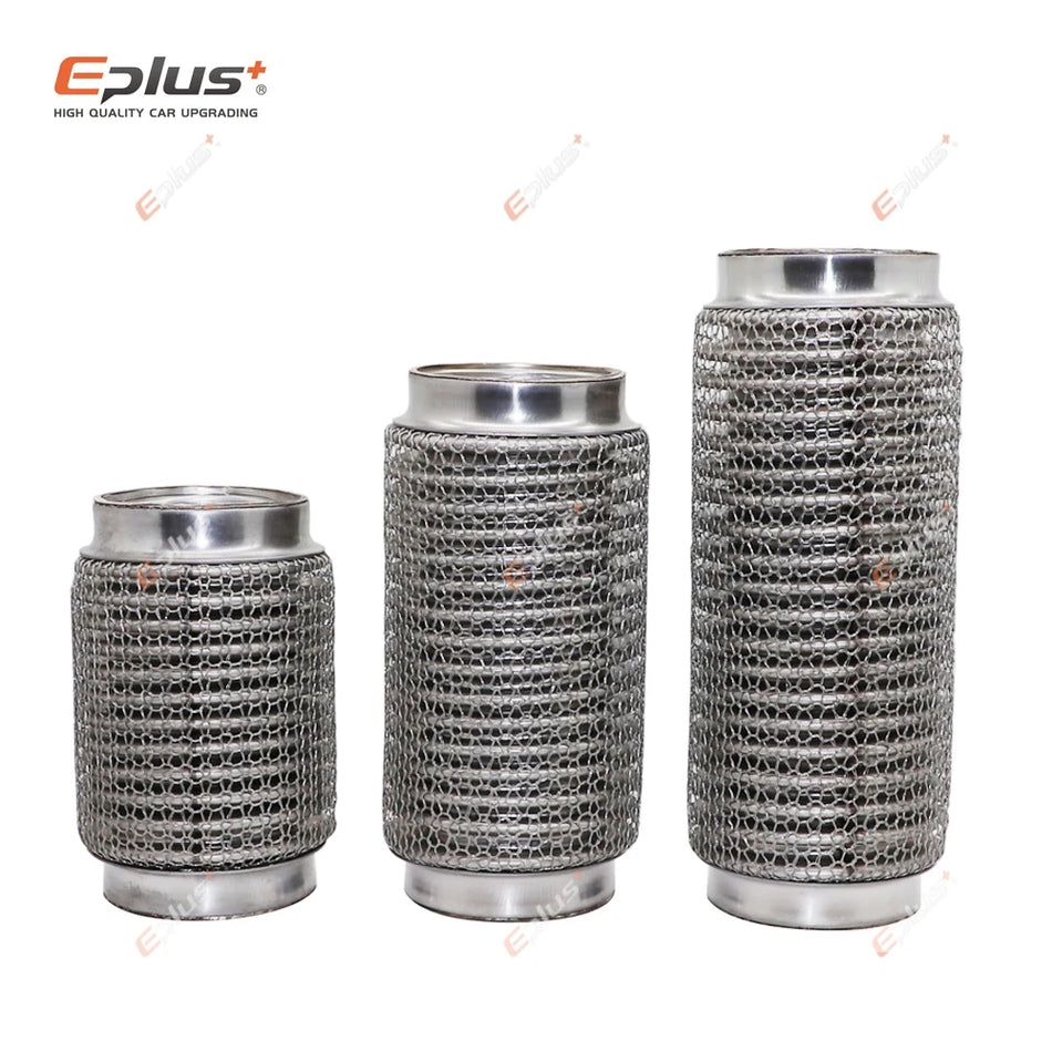Stainless Steel Telescopic Exhaust Tube With Flexible Connector Universal Fit