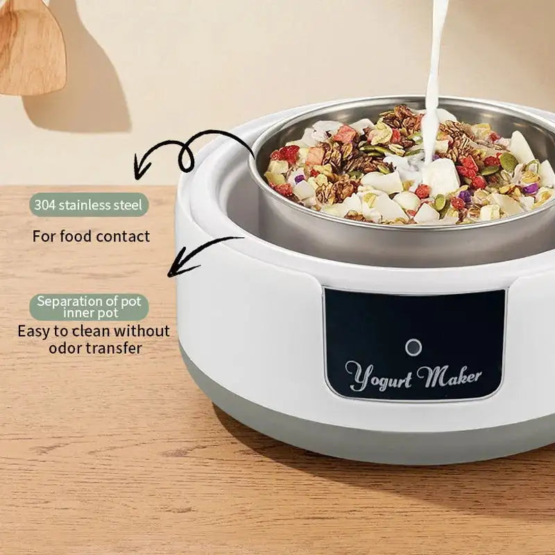 Electric Mini Yogurt Maker Automatic Rice Wine Natto 1000ml