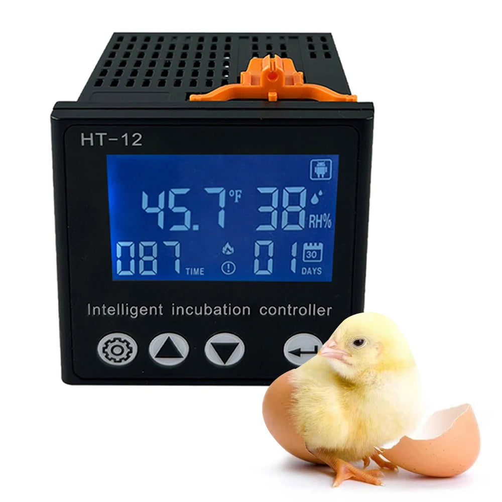 HT-12 LCD Egg Incubator Controller &ndash; Thermostat Hygrostat