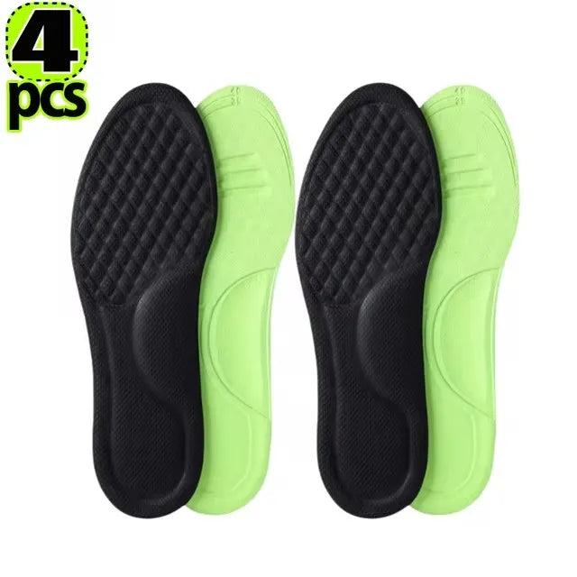 Soft Memory Foam Orthopedic Insoles - Deodorising &amp; Antibacterial, Sweat-Absorbing Shoe Accessories